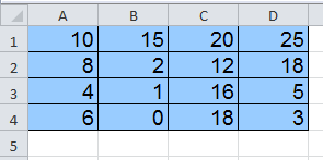 excel hücre aralığı