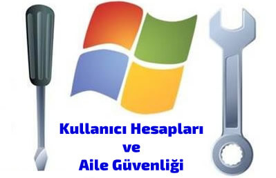 Kullanıcı hesapları ve aile güvenliği Kullanıcı hesapları ve aile güvenliği